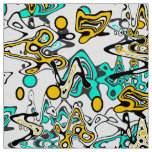 Doodle, abstract , creative fabric