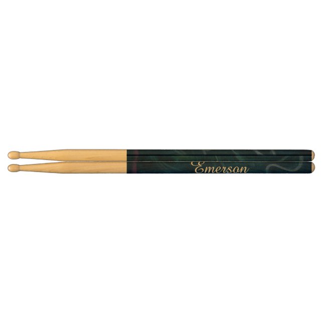 Doodle Abstract | Pastel Chalk Scribble Monogram Drumsticks (Left)