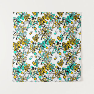 Doodle, abstract tapestry