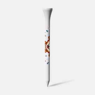 Doodle All The Way Funny Goldendoodle Santa Hat Ch Golf Tees