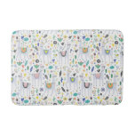 Doodle Alpaca Pattern Bath Mat