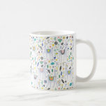 Doodle Alpaca Pattern Coffee Mug