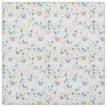 Doodle Alpaca Pattern Fabric