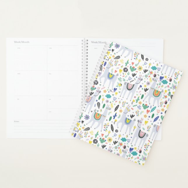 Doodle Alpaca Pattern Planner (Display)