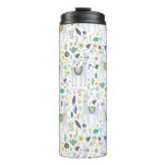 Doodle Alpaca Pattern Thermal Tumbler