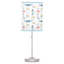 Doodle Animal Fun Pattern Table Lamp
