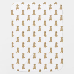 Doodle (Apricot Golden) Baby Blanket