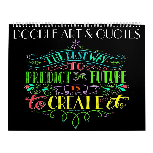 Doodle Art and Quotes Calendar (Cover)