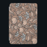 Doodle art mocha iPad mini cover<br><div class="desc">Doodle art floral design in mocha</div>