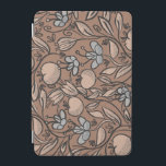 Doodle art mocha iPad mini cover<br><div class="desc">Doodle art floral design in mocha</div>