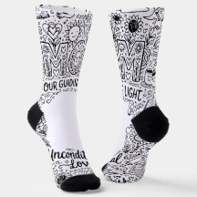 Doodle Art "Mom Our Guiding Light" Socks