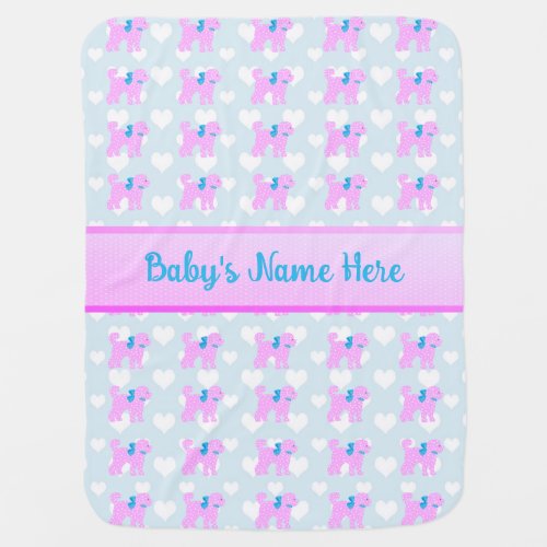 Doodle Baby Personalized Baby Blanket