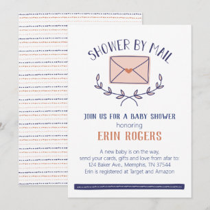 Doodle Baby Shower by Mail Invitation