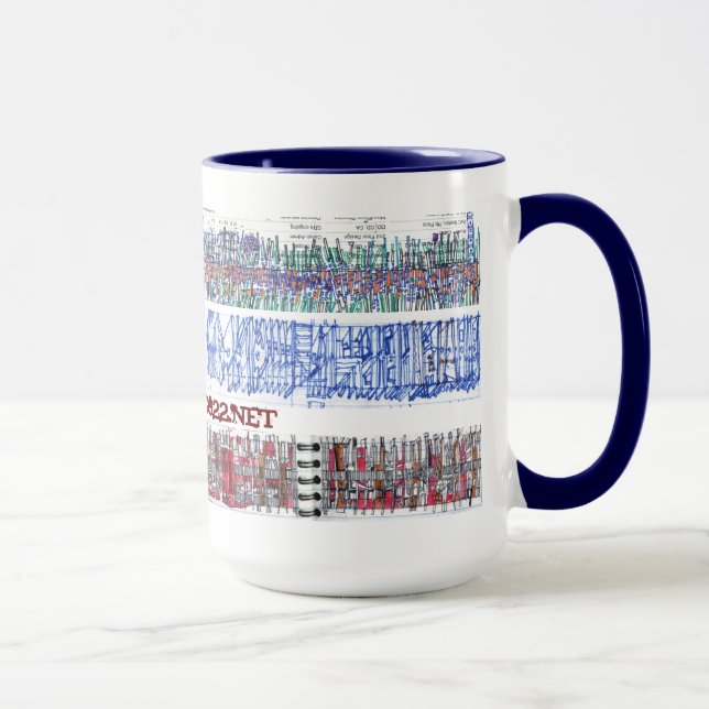 doodle bands mug (Right)