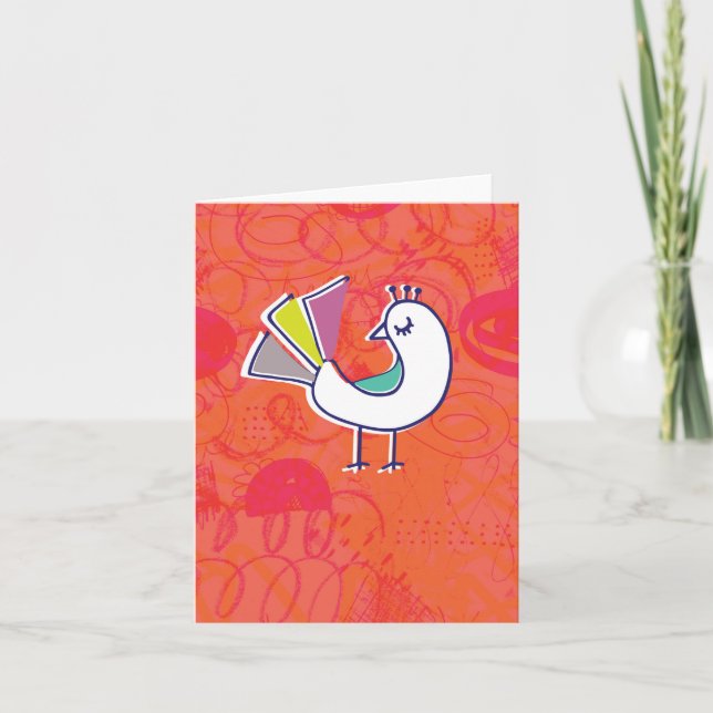 Doodle Bird Notecard (Front)