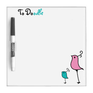 Doodle Board, Pink/Blue 2 Dry-Erase Board