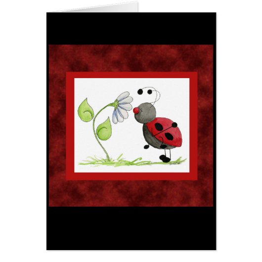 Doodle Bugs Ladybug Card (Front)