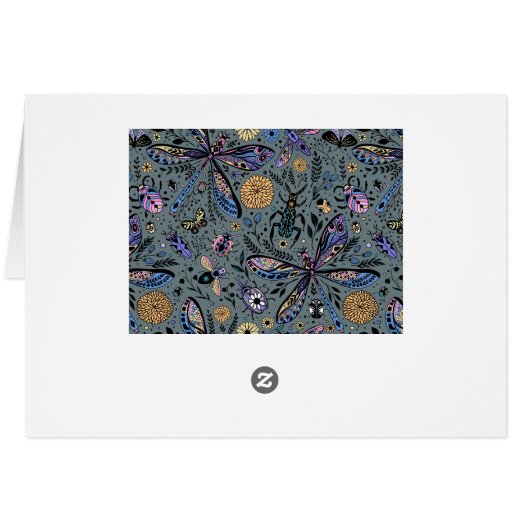 Doodle bugs on slater gray (Back Horizontal)