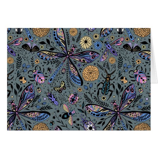 Doodle bugs on slater gray (Front Horizontal)