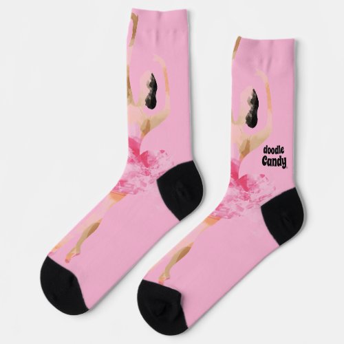 Doodle Candy Ballerina Socks