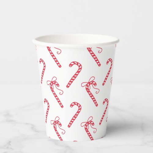 Doodle Candy Cane Pattern Mug Paper Cups