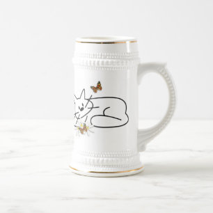 Doodle Cat Beer Stein