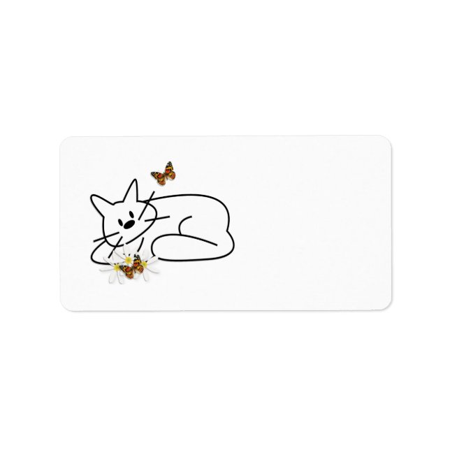 Doodle Cat Label (Front)