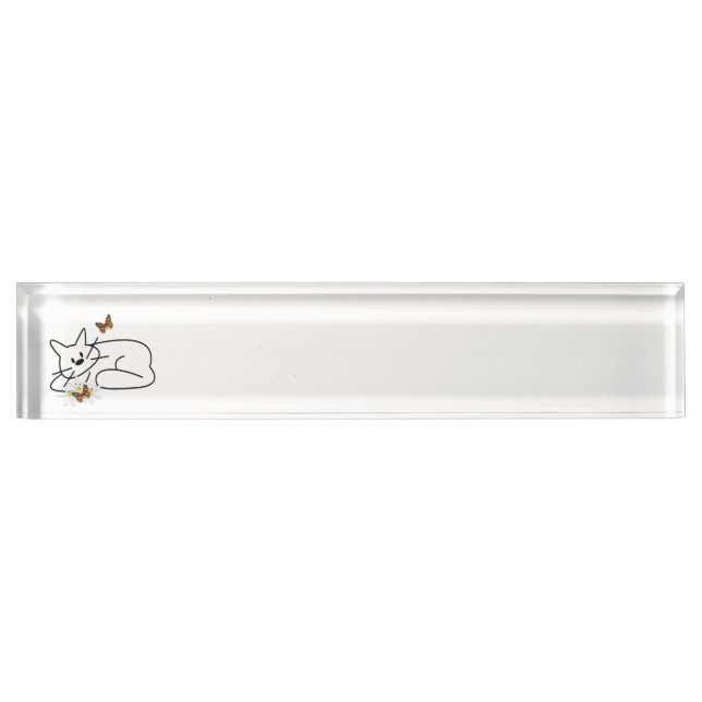 Doodle Cat Name Plate (Front)