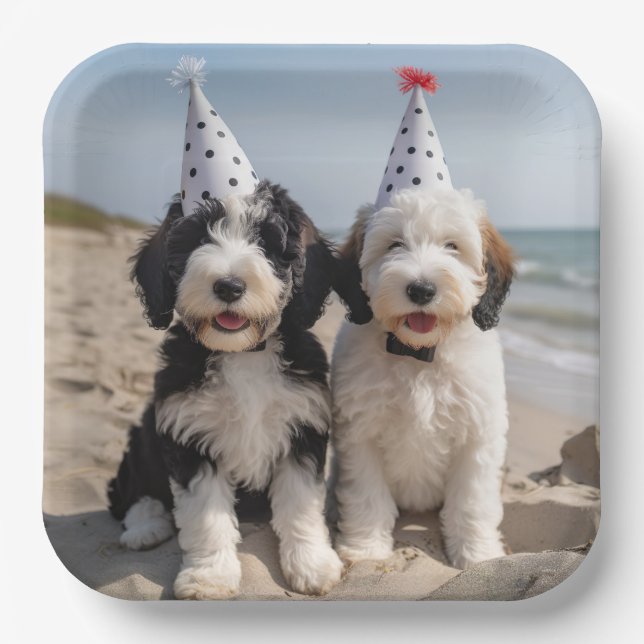 Doodle Celebration Plates (Front)