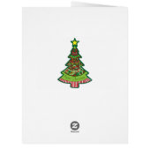 Doodle Christmas Tree Cards (Back)
