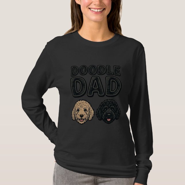 Doodle Dad Vintage Dog Dad Shirt Design_1 (Front)