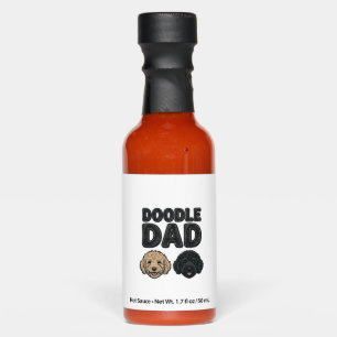 Doodle Dad Vintage Dog Dad Shirt Design_1 Hot Sauces