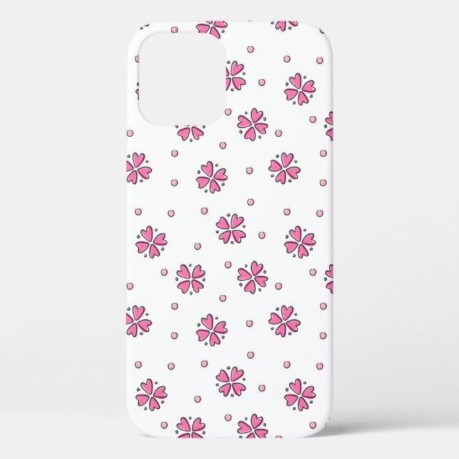 Doodle Daisies and Dots Case-Mate iPhone Case (Back)