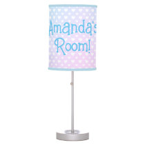 Doodle Dog Baby Girl Kids Nursery Bedroom lamp