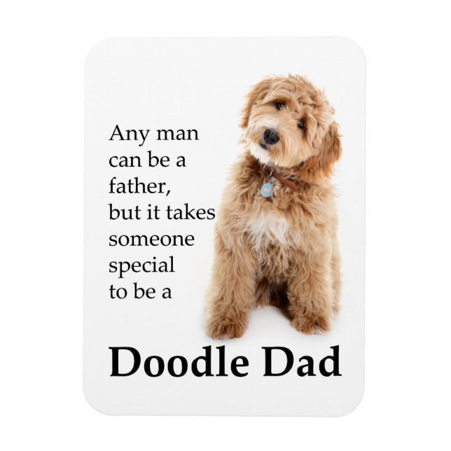 Doodle Dog Dad Magnet (Vertical)