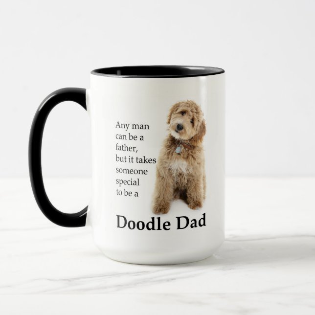 Doodle Dog Dad Mug (Left)