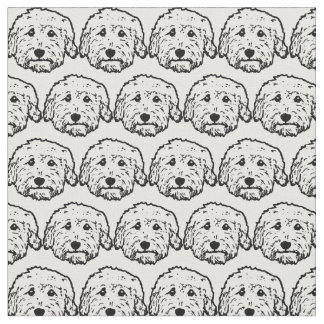 Doodle dog fabric - Goldendoodle, Labradoodle,