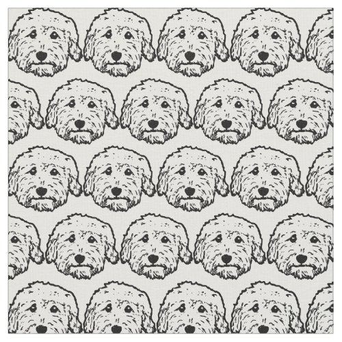 Doodle dog fabric _ Goldendoodle Labradoodle