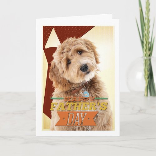 Doodle Dog Fathers Day Card