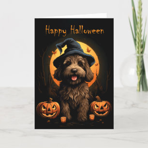 Doodle Dog Halloween Card