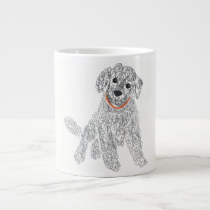 Doodle, Dog, Labradoodle, Goldendoodle, Dog Mom Giant Coffee Mug