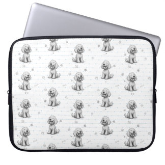 Doodle Dog Laptop Case