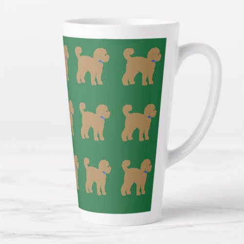 Doodle Dog  Latte Mug