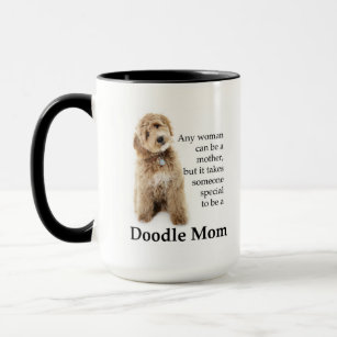 Doodle Mom Mug - Goldendoodle Mom - Labradoodle - Custom Doodle Dog - Dog Mom  Mug - Dog Mom Gift - Fur Mom - Girl with Dog Mug