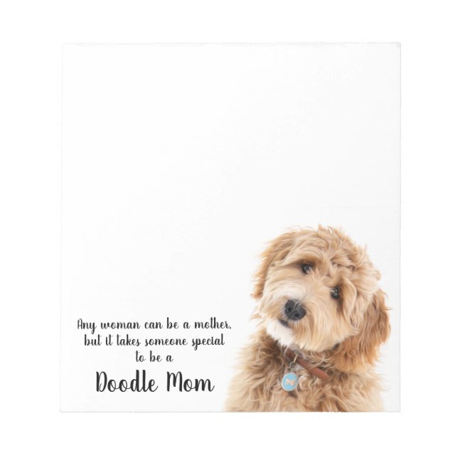 Doodle Dog Mom Notepad (Front)