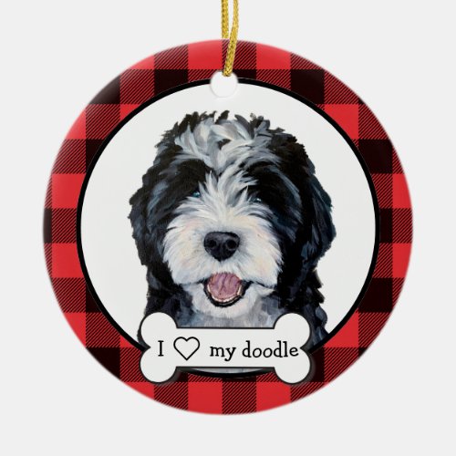 Doodle Dog Ornament