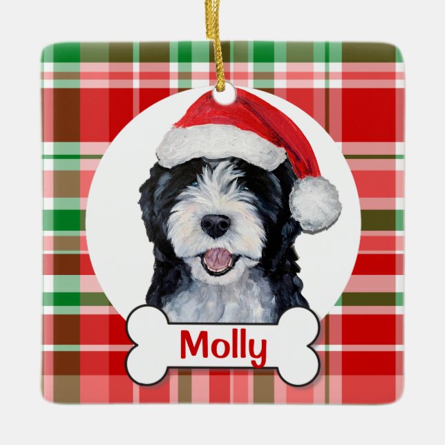 Doodle Dog Ornament (Front)