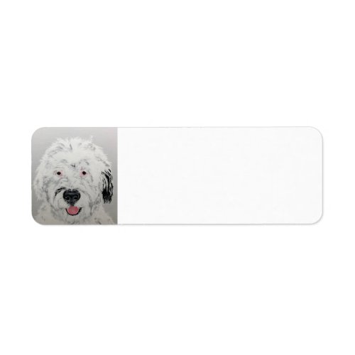 Doodle Dog Return Address Label