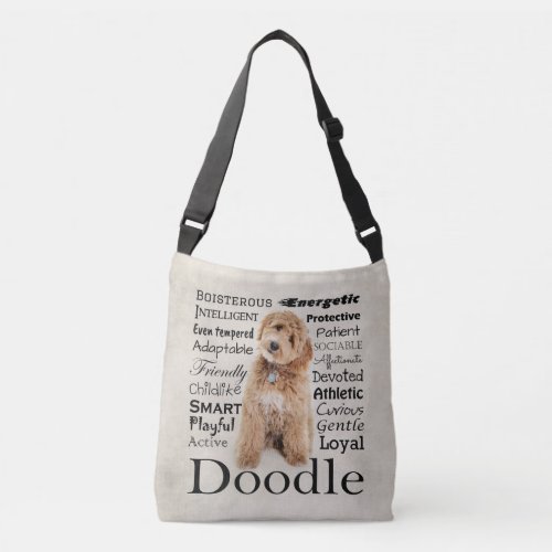 Doodle Dog Traits Crossbody Bag