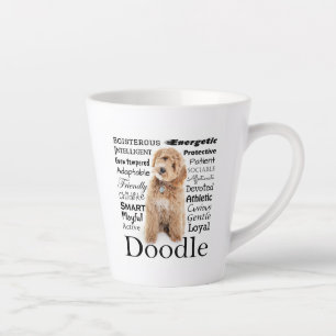 Doodle Dog Traits Latte Mug